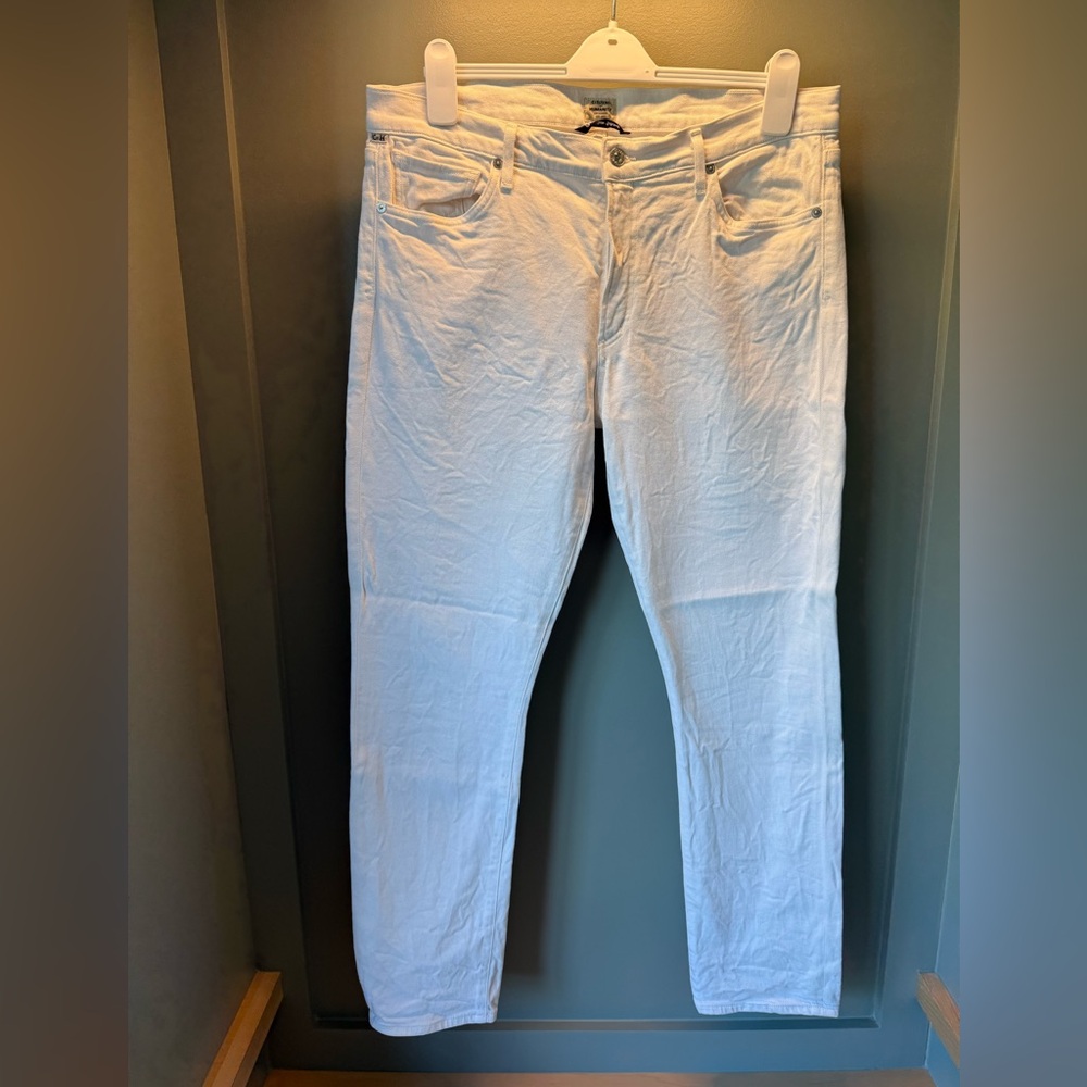 Citizens Of Humanity White Boyfriend Jeans